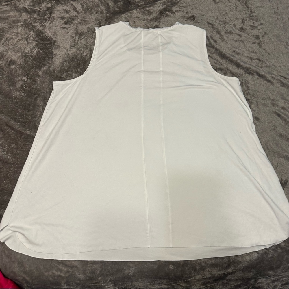 Spanx White Sleeveless Tank Top Women’s Size 1X Shaping Layer - Picture 7 of 8